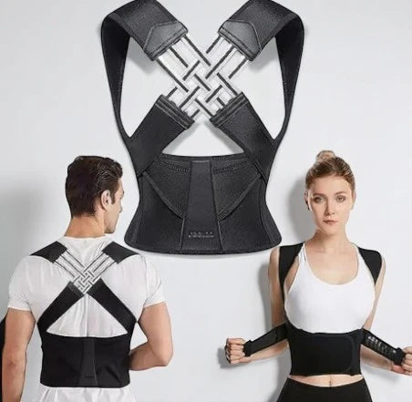 Adjustable Back Posture Corrector Belt for Men & Women – Pain Relief Support Brace