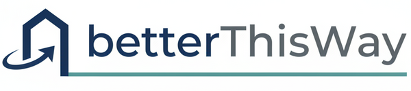 Horizontal logo of betterThisWay featuring a minimalist delivery-inspired icon on the left and the brand name in clean sans-serif text on the right.